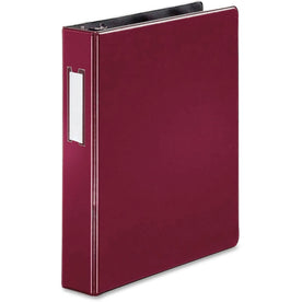 Business Source 1.5’’ D-Ring Binder - Burgundy - 375 Sheet Capacity - Ring Binders