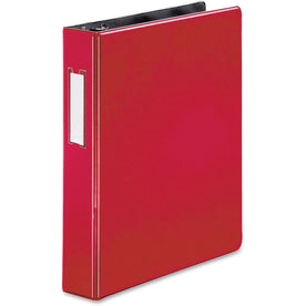 Business Source 1.5’’ D-Ring Binder: Red 375 Sheet Capacity - Ring Binders