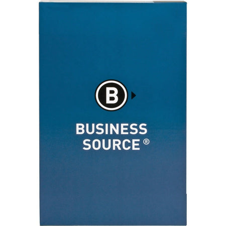 Business Source 1/5 Tab Cut Legal Recycled Hanging Folder - 8 1/2’’ x 14’’ - 11 pt. - Poly - Green - 100% - 25 / Box