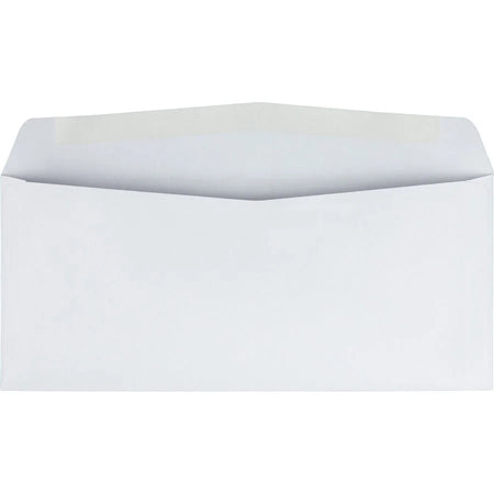 Business Source #10 Commercial Envelopes - 24 lb - White - 500/Box
