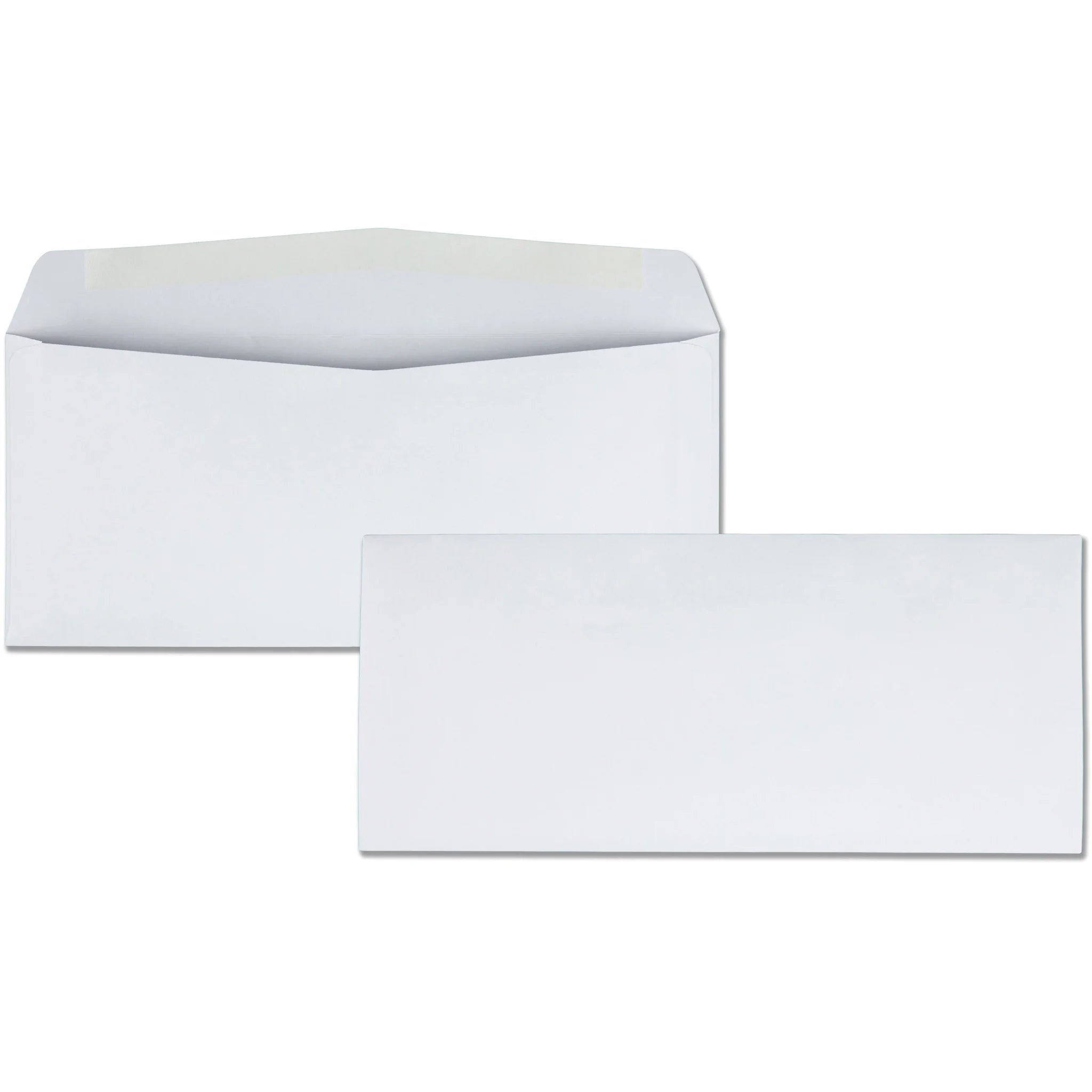 Business Source #10 Commercial Envelopes - 24 lb - White - 500/Box