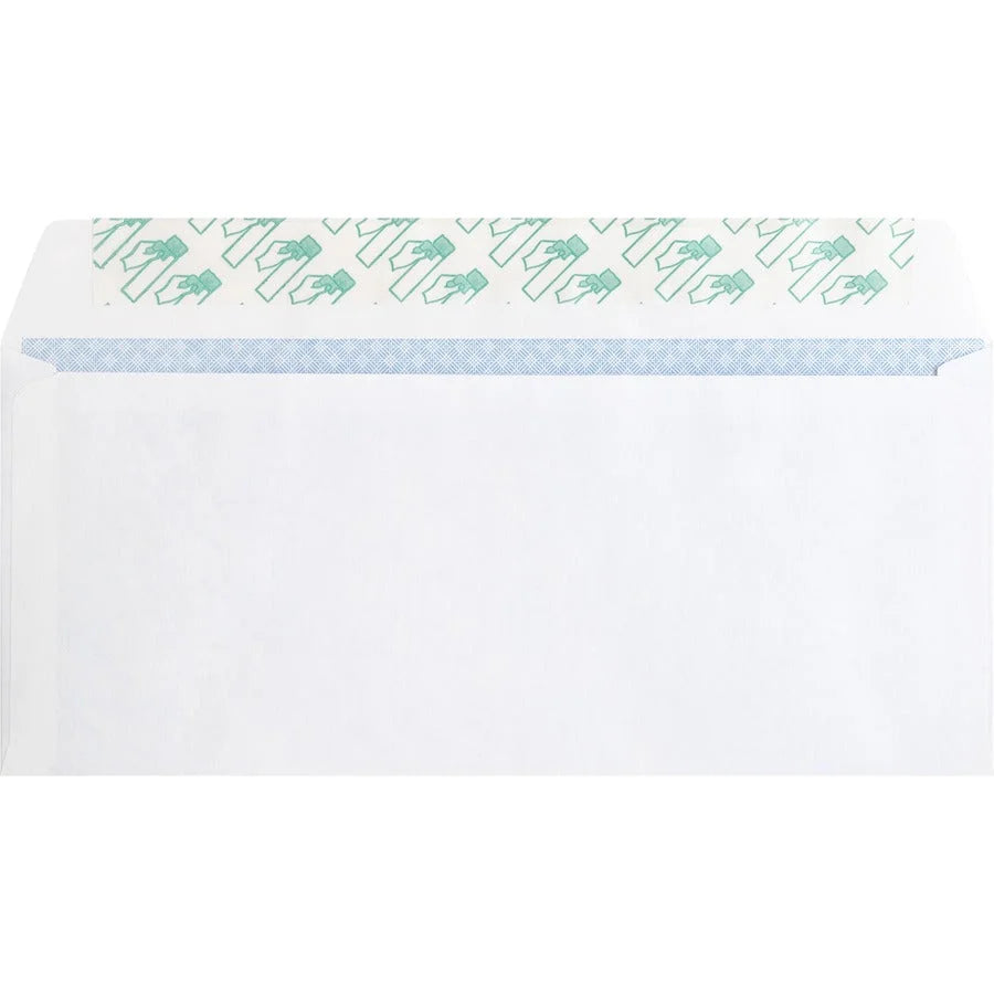 Business Source #10 Envelopes - Peel & Seal - White Wove - 500/Box