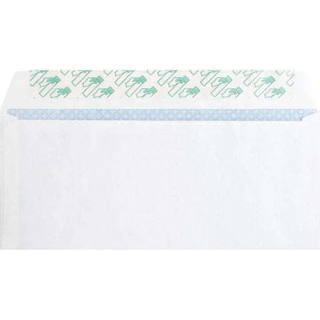 Business Source #10 Envelopes - Peel & Seal - White Wove - 500/Box