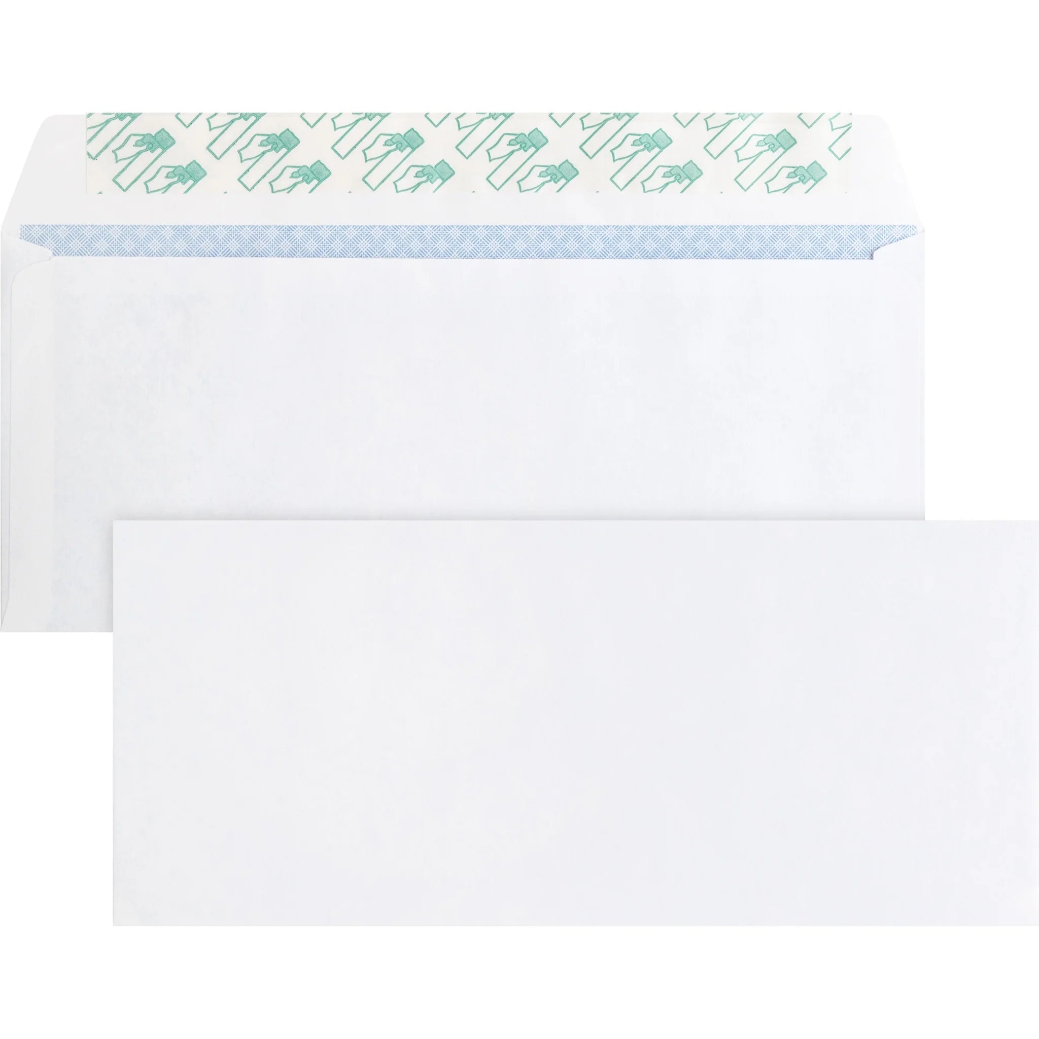 Business Source #10 Envelopes - Peel & Seal - White Wove - 500/Box