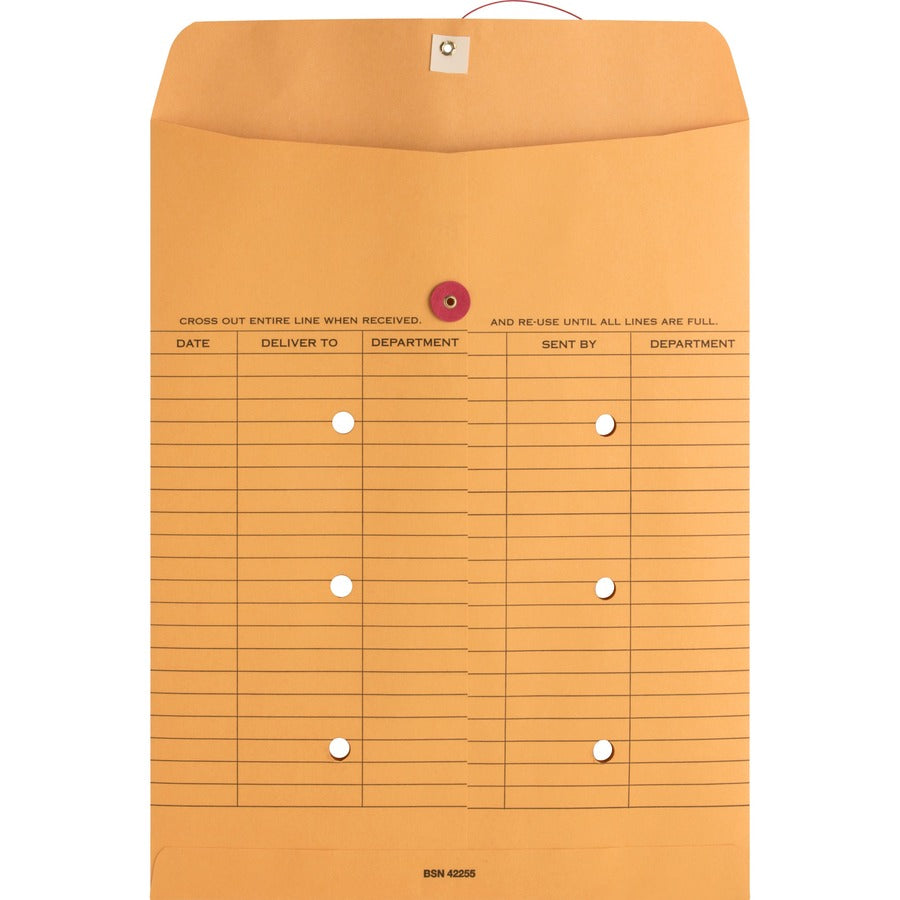 Business Source 2-sided Inter-Department Envelopes - Rear