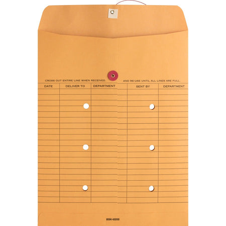 Business Source 2-sided Inter-Department Envelopes - Rear