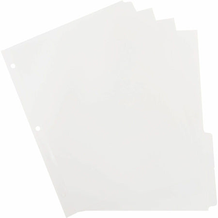 Business Source 3-Ring Plain Tab Indexes - 2000
