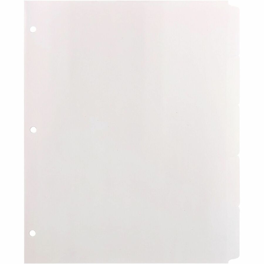 Business Source 3-Ring Plain Tab Indexes - Front