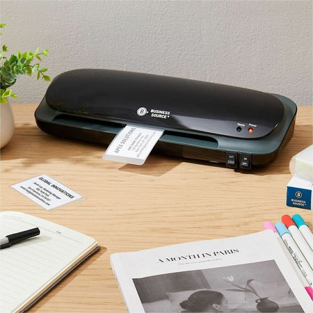 Business Source 5 mil Business Card Laminating Pouches - Alternate-Image1