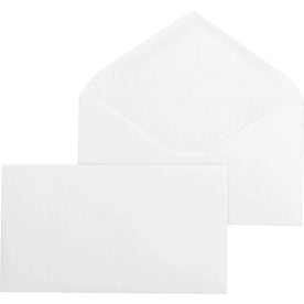 Business Source #9 Envelopes - 24 lb White Wove - 500/Box