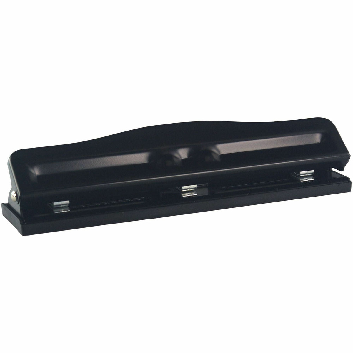 Business Source Adjustable Paper Punch: 3-Hole 11-Sheet Capacity - Punches