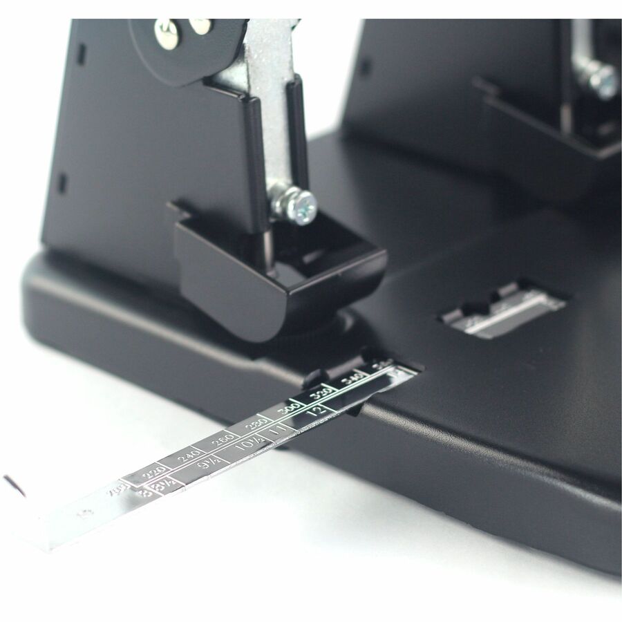 Business Source Adjustable Three-hole Punch - Bottom