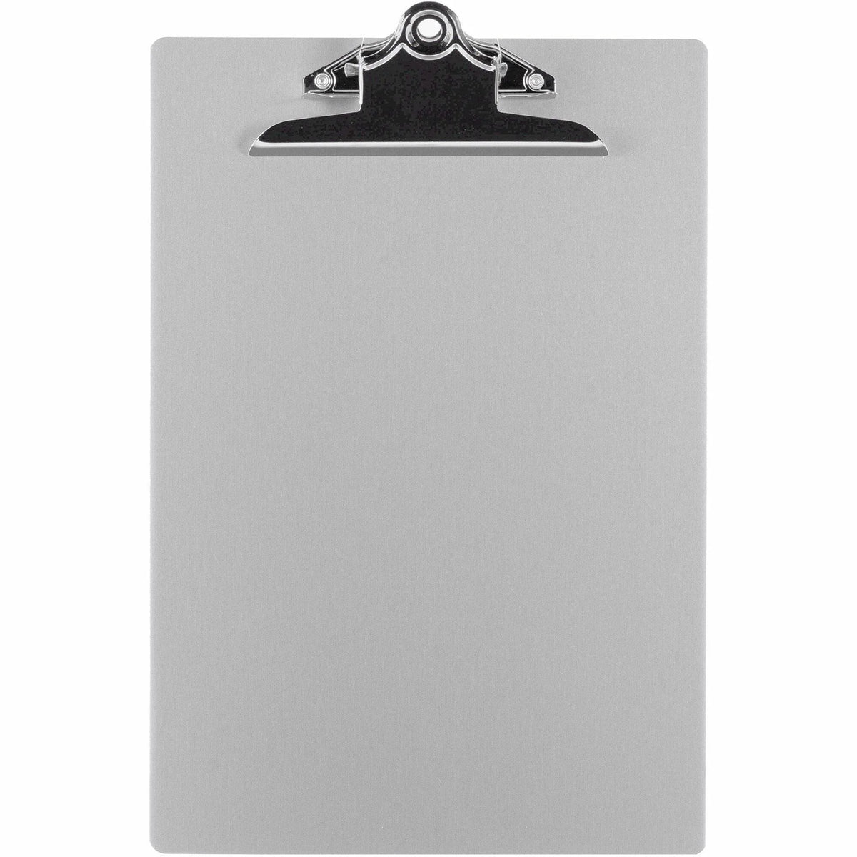 Business Source Aluminum Clipboard: 8 1/2’’ x 11’’ Clamp for Securely Holding Sheets - Clipboards