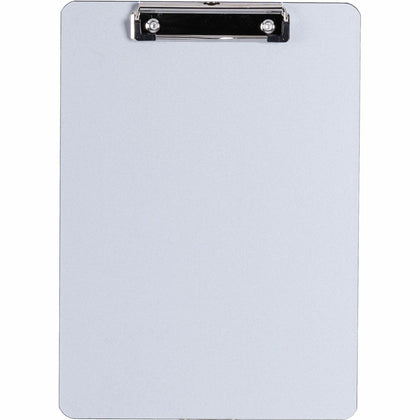 Business Source Aluminum Clipboard - 8 1/2’’ x 11’’ - Silver - 1 Each - Clipboards