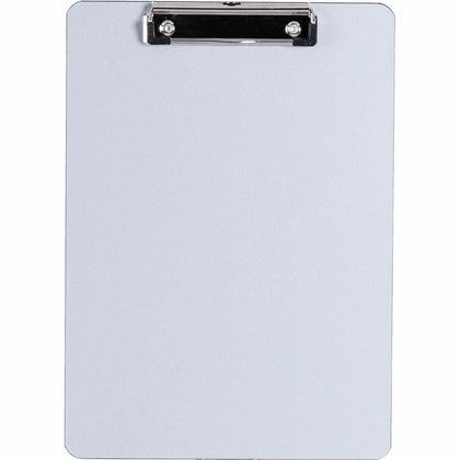 Business Source Aluminum Clipboard - 8 1/2’’ x 11’’ - Silver - 1 Each - Clipboards