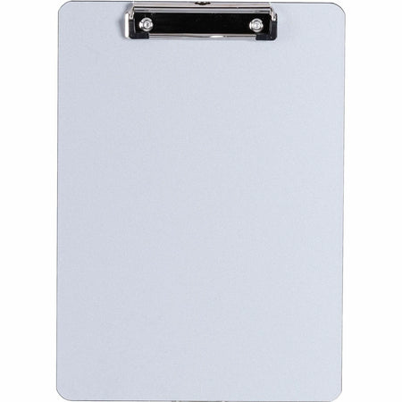Business Source Aluminum Clipboard - 8 1/2’’ x 11’’ - Silver - 1 Each - Clipboards
