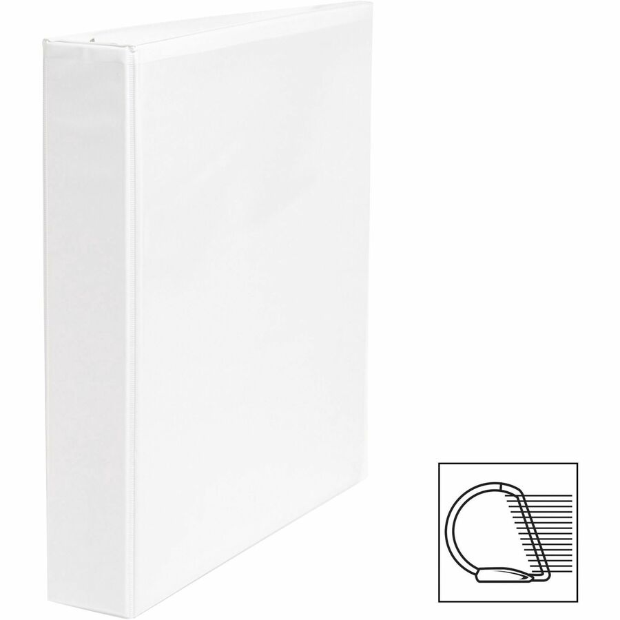 Business Source Basic D-Ring View Binder - Left
