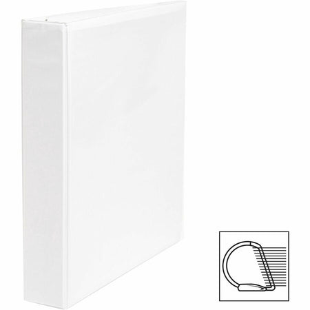 Business Source Basic D-Ring View Binder - Left
