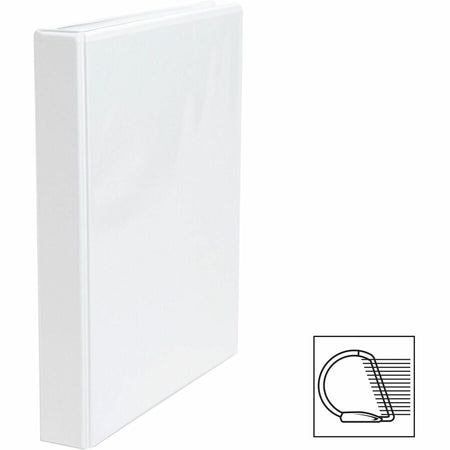 Business Source Basic D-Ring View Binder - Left
