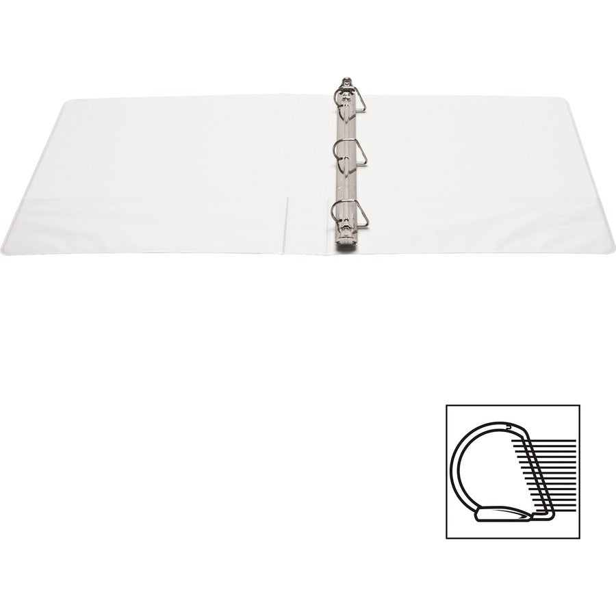 Business Source Basic D-Ring View Binder - Top