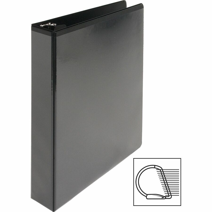 Business Source Basic D-Ring View Binders - Left