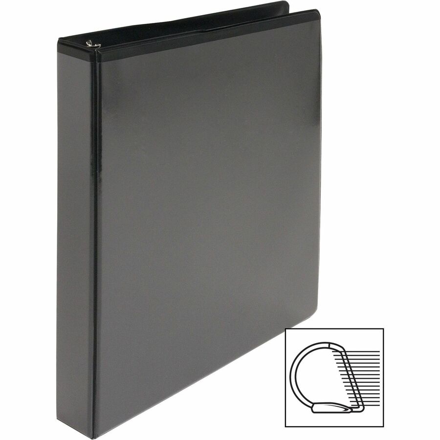 Business Source Basic D-Ring View Binders - Left