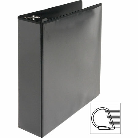 Business Source Basic D-Ring View Binders - Left