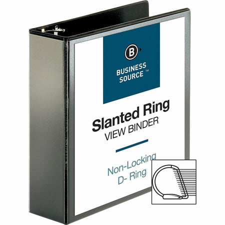 Business Source Basic D-Ring View Binders - Alternate-Image2