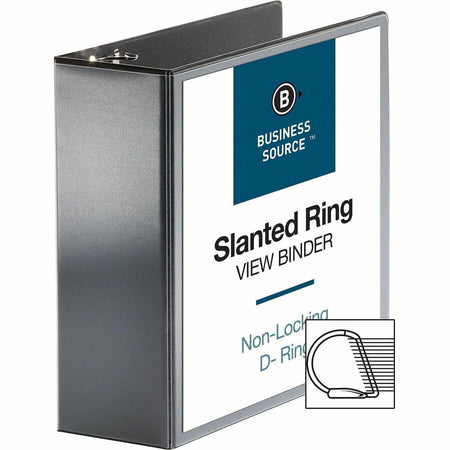 Business Source Basic D-Ring View Binders - Alternate-Image2