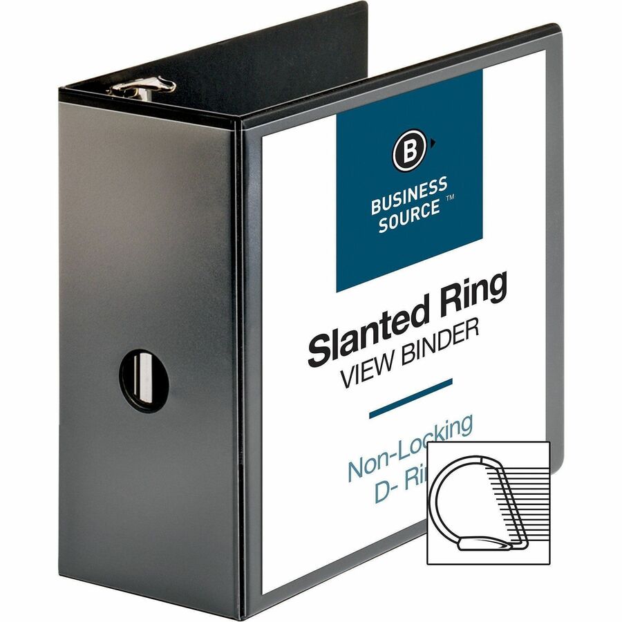 Business Source Basic D-Ring View Binders - Alternate-Image2