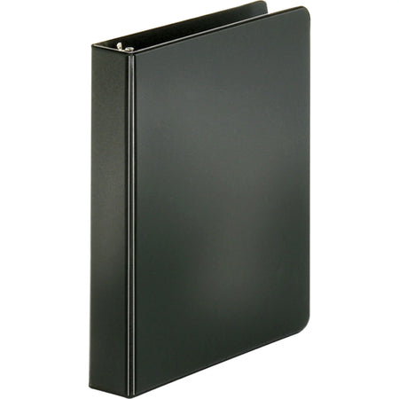 Business Source Basic Round Ring Binder - 1’’ Capacity 240 Sheet - Black with Fasteners - Binders