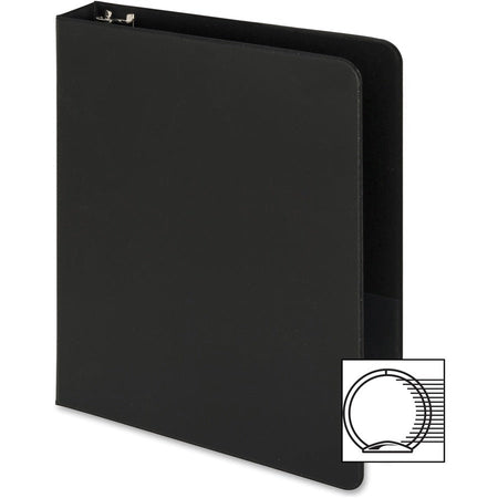 Business Source Basic Round Ring Binder - Rear