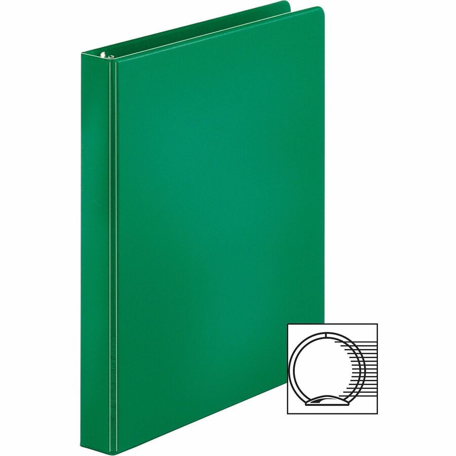 Business Source Basic Round Ring Binder - Alternate-Image3