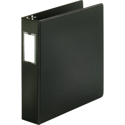 Business Source Basic Round Ring Binder: 2’’ Capacity Letter Size Vinyl Black - Binders