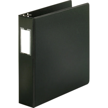 Business Source Basic Round Ring Binder: 2’’ Capacity Letter Size Vinyl Black - Binders