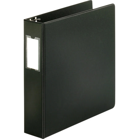 Business Source Basic Round Ring Binder: 2’’ Capacity Letter Size Vinyl Black - Binders