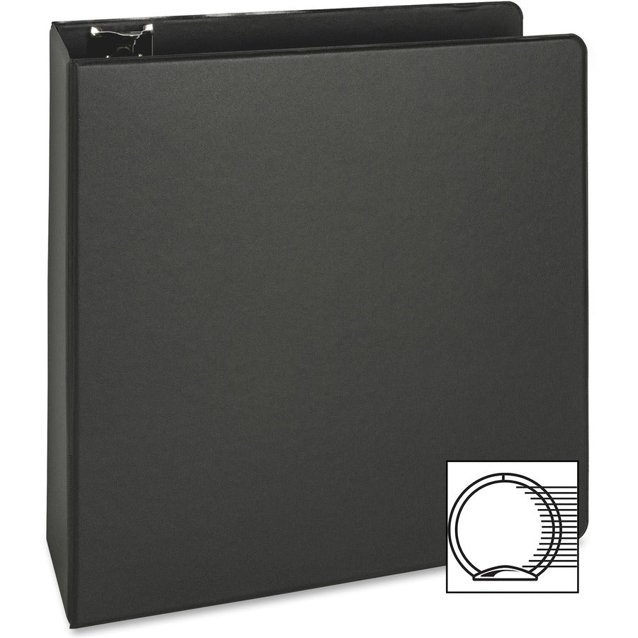 Business Source Basic Round-ring Binder - Right