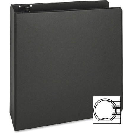 Business Source Basic Round-ring Binder - Right
