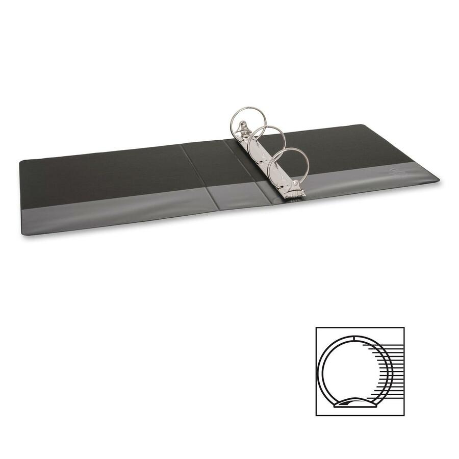Business Source Basic Round-ring Binder - Alternate-Image2