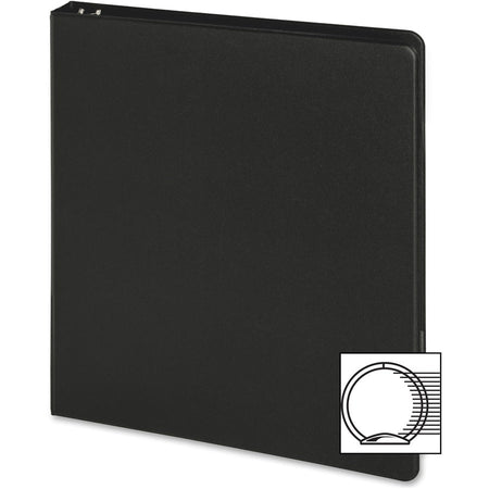 Business Source Basic Round-ring Binder - Left