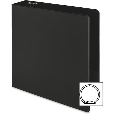 Business Source Basic Round-ring Binder - Rear