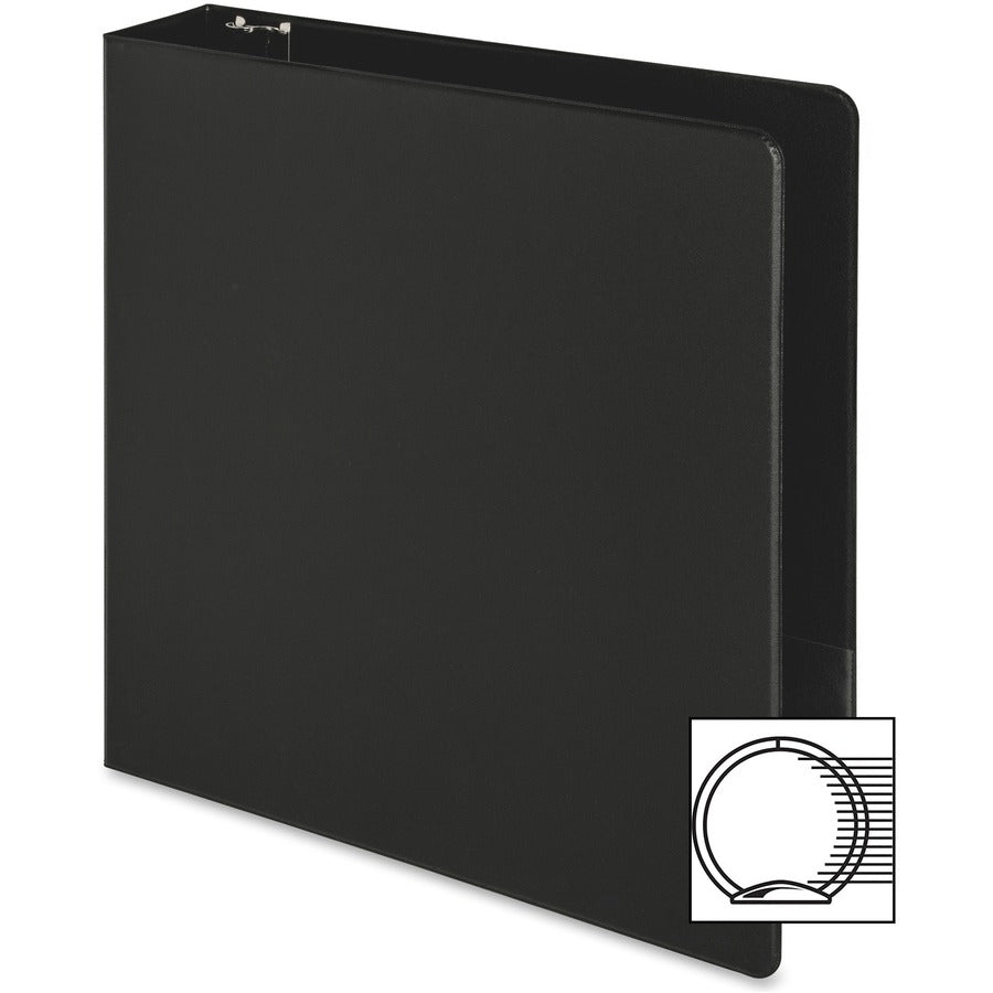 Business Source Basic Round-ring Binder - Rear