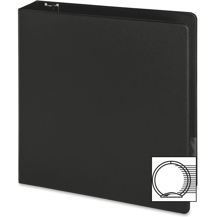 Business Source Basic Round-ring Binder - Left