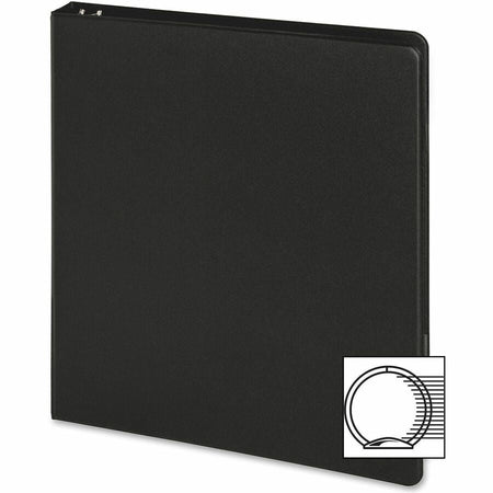 Business Source Basic Round-ring Binder - Left