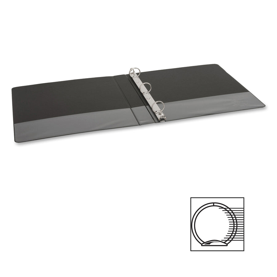 Business Source Basic Round-ring Binder - Alternate-Image2