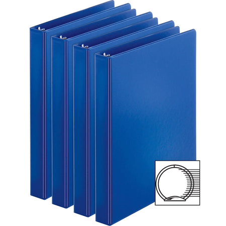 Business Source Basic Round Ring Binder - Alternate-Image1