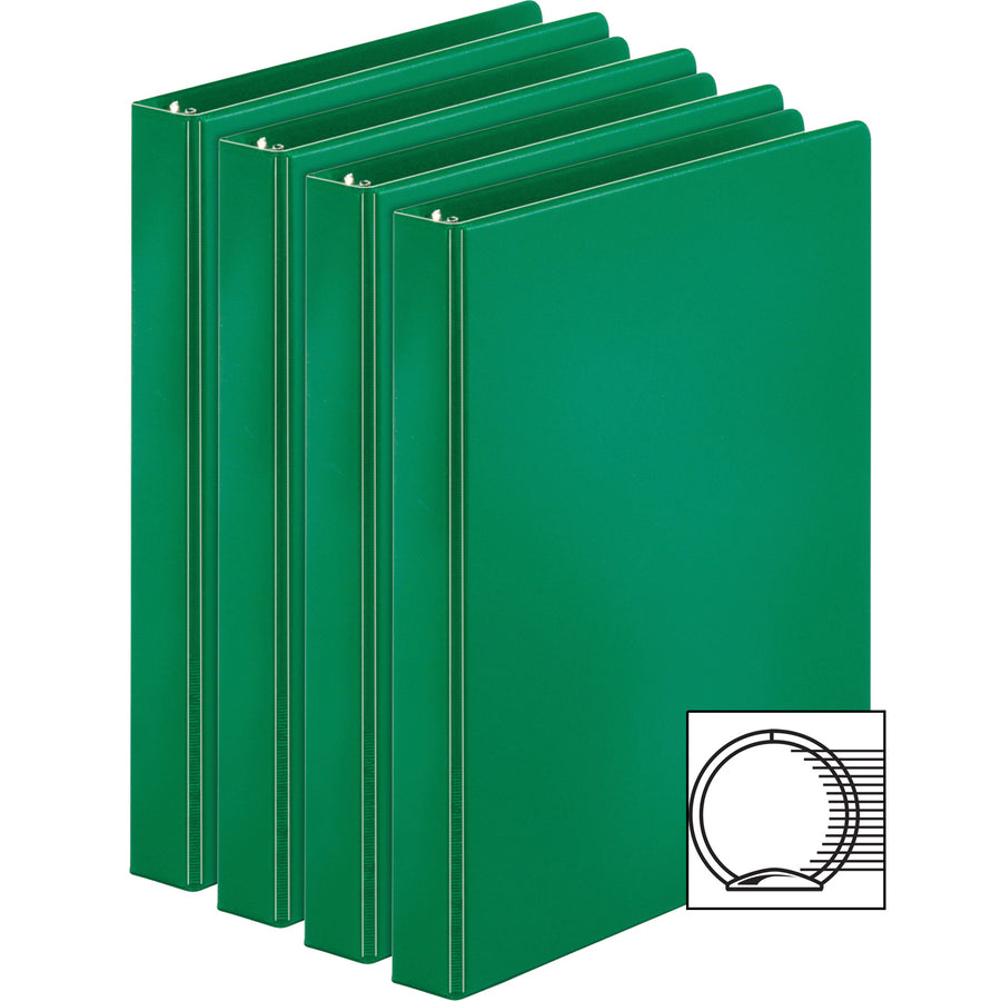 Business Source Basic Round Ring Binders - Alternate-Image1