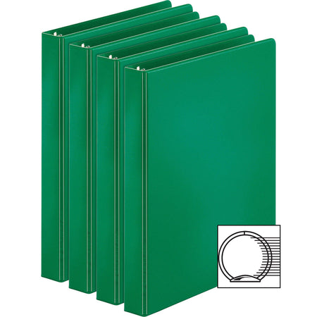 Business Source Basic Round Ring Binders - Alternate-Image1