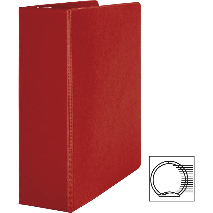 Business Source Basic Round Ring Binders - Left