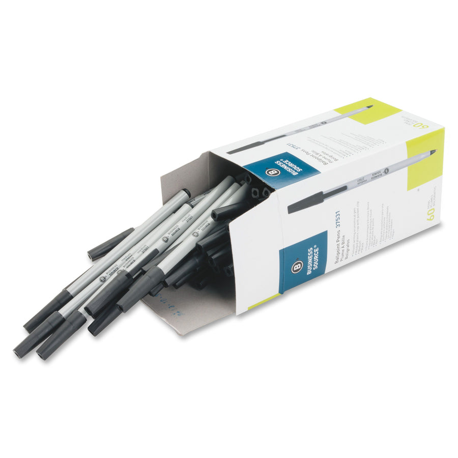 Business Source Bulk Pack Ballpoint Stick Pens - Alternate-Image1